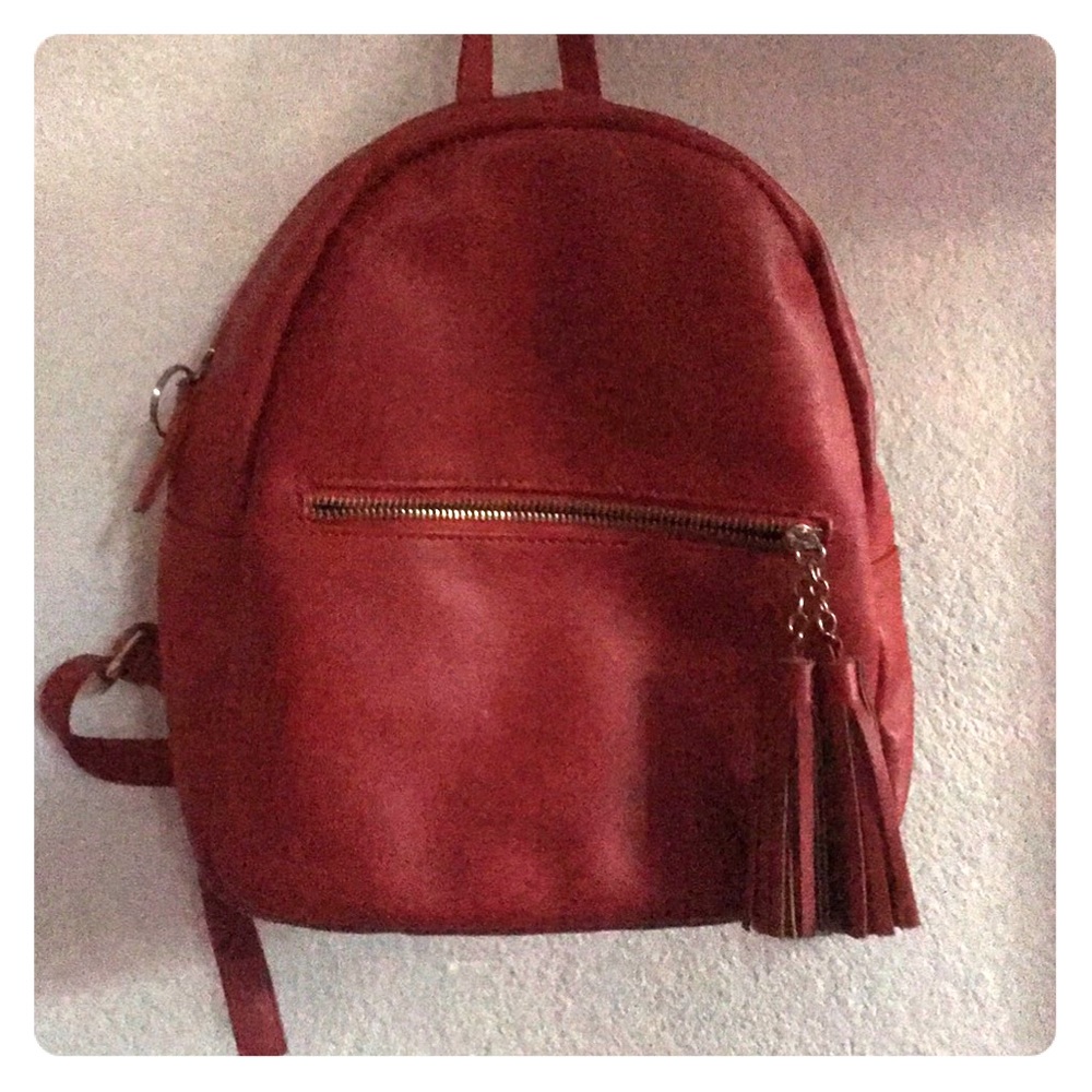 SALE! Red Pleather Mini Bag